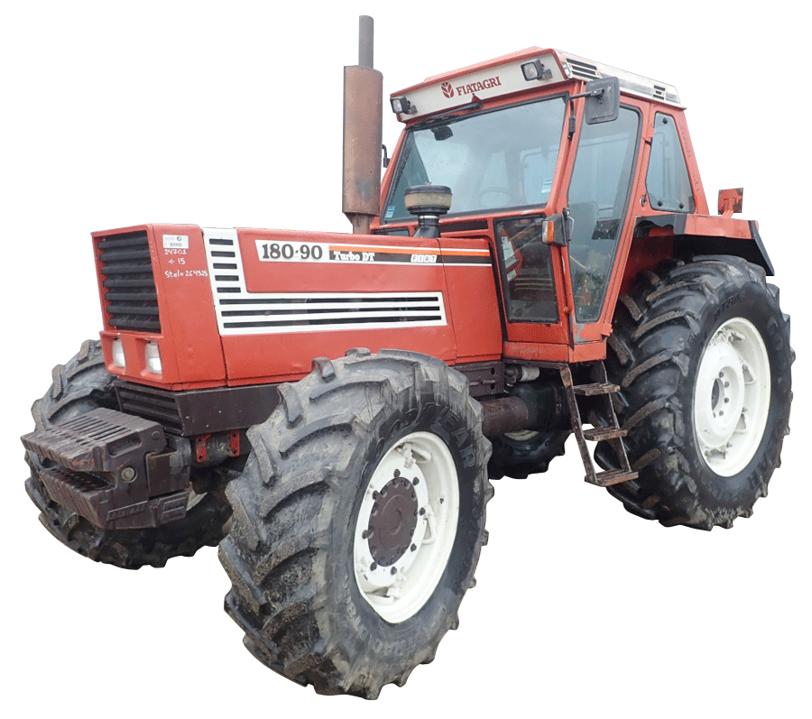 Fiat traktor og andre landbrugsmaskiner købes 