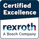 Sjørup Group er certified excellence partner af Bosch Rexroth. Dvs. vi lever op til alle servicekrav fra Bosch Rexroth