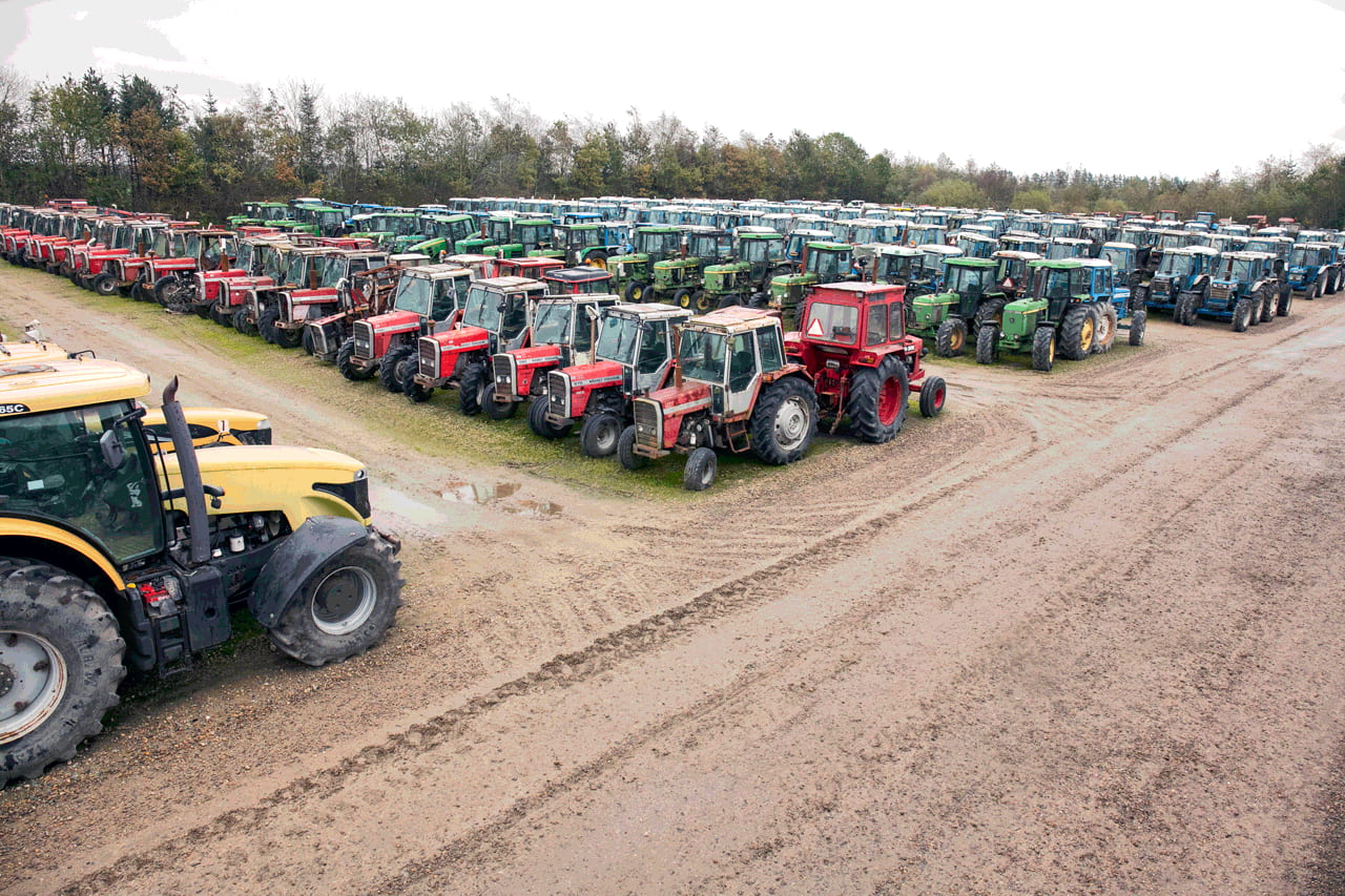 traktorer som skal ophugges