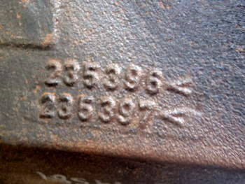 salg af McCormick MTX155 LEFT Rear Half Axle