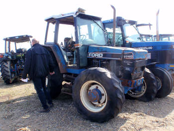 salg af Ford 7740 tractor