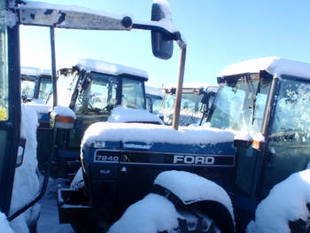 salg af Ford 7840 traktor