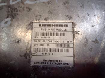 salg af ECU Liebherr L550 Input 1