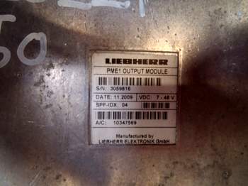 salg af ECU Liebherr L550 Outlet 1