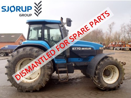 salg af New Holland 8770 tractor