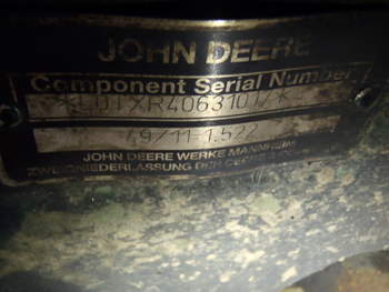 salg af John Deere 6125 R  Rear Transmission