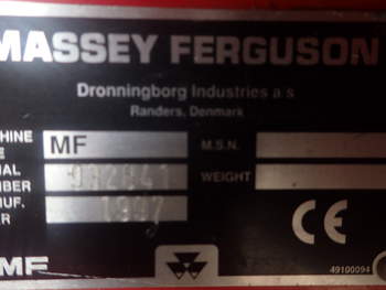 salg af Massey Ferguson 7276 Mejetærsker
