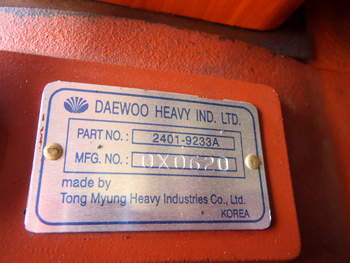 salg af Hydraulikpumpe Deawoo S290LC-V