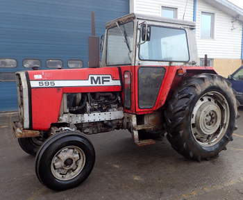 salg af Massey Ferguson 595 traktor