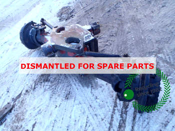 Disassembled front axle