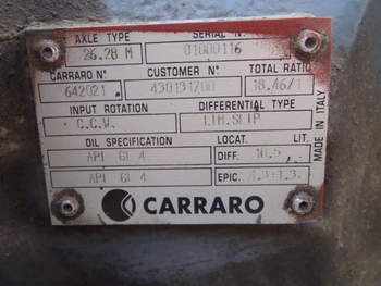 salg af 5079 Disassembled front axle