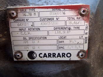 salg af McCormick 5079  Front Axle