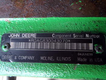 salg af Hinterachsen John Deere 8300 