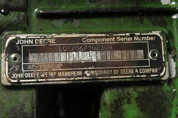 salg af John Deere 6520  Transmission