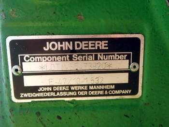 salg af Baktransmission John Deere 6420 