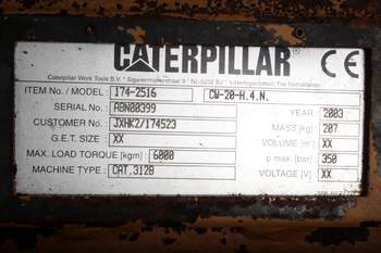 salg af Caterpillar 312C  Bucket Coupler