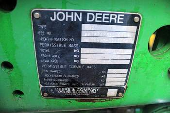 salg af John Deere 6920 traktor