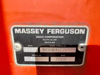 salg af Pressen Massey Ferguson 185 
