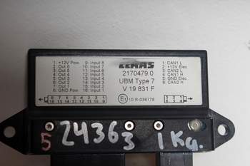 salg af ECU Claas Axion 850