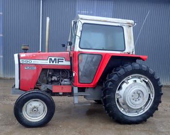 salg af Massey Ferguson 590 traktor