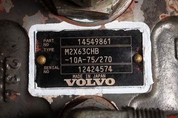 salg af Volvo ECR 145 DL  Swing motor