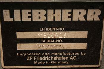 salg af Liebherr A900  Transmission
