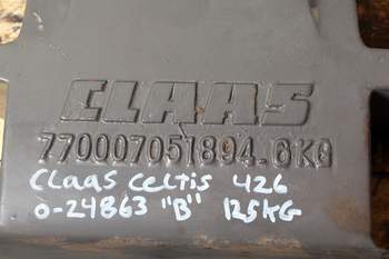 salg af Basisklods Claas Celtis 426 