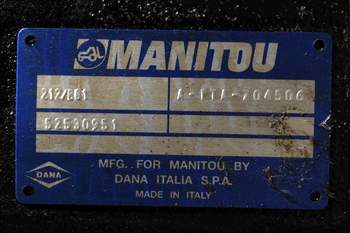 salg af Manitou MLT 630-105  Rear Axle