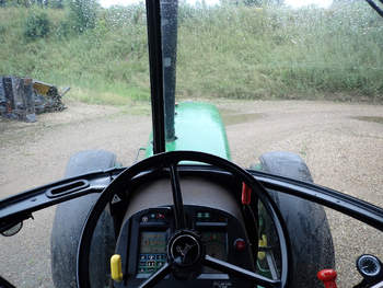 salg af John Deere 4455 traktor