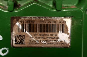 salg af ECU John Deere 8400R Motor