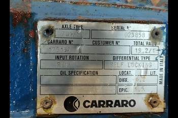 salg af Foraksel New Holland 7840