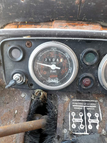salg af Fiat 1000 traktor