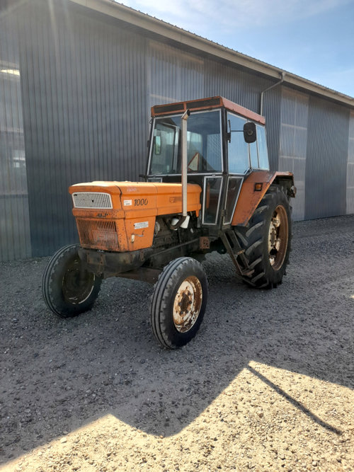 salg af Fiat 1000 traktor