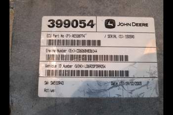 salg af ECU John Deere 6920 Motor