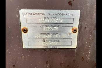 salg af Fiat 115-90 traktor