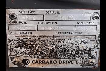 salg af Adskilt Foraksel New Holland B115C