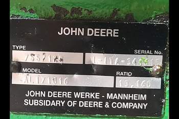 salg af Foraksel John Deere 7530