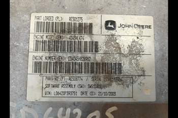 salg af ECU John Deere 6420 S Motor