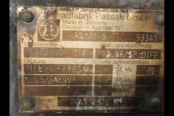 salg af Avskilt Framaxel Deutz-Fahr Agrotron 120 