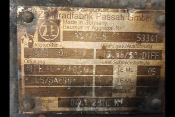 salg af Foraksel Deutz Agrotron 120