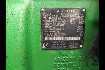 salg af John Deere 8360R traktor