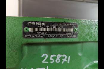 salg af Bundkar John Deere 8360R