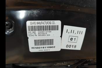 salg af Førersæde John Deere 8360R