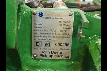 salg af Hitchtræk John Deere 8360R
