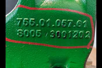salg af Forakselrør John Deere 6215R