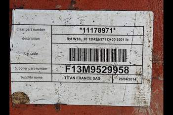 salg af Fælg Claas Axion 830 For Højre