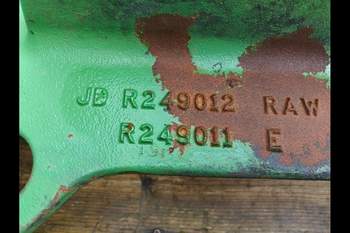 salg af Framaxelbrygga John Deere 9530 