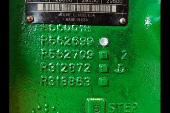 salg af Bundkar John Deere 8320R