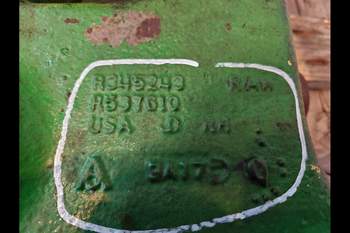 salg af John Deere 8400R  Suspension support