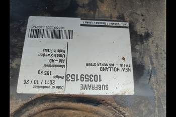 salg af Frontlæsser New Holland TM165